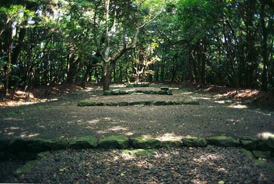 名島城跡の神域計画